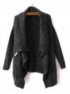 Casual Irregular Pure Color Lapel Long Sleeve Coats For Women