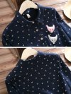 Women Printed Drawstring Long Sleeve Vintage Dresses