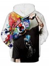 Halloween Clown Pattern Hooded Long Sleeve Women Hoodie