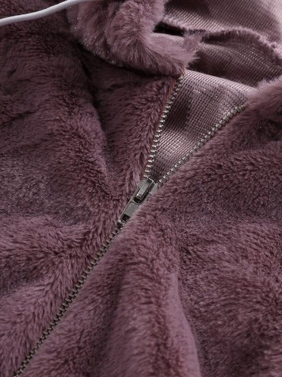 Fleece Hooded Purple Long Sleeve Autumn Winter Sweatshirts - Click Image to Close