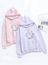 Sea Lions Embroidered Long Sleeve Casual Hoodies